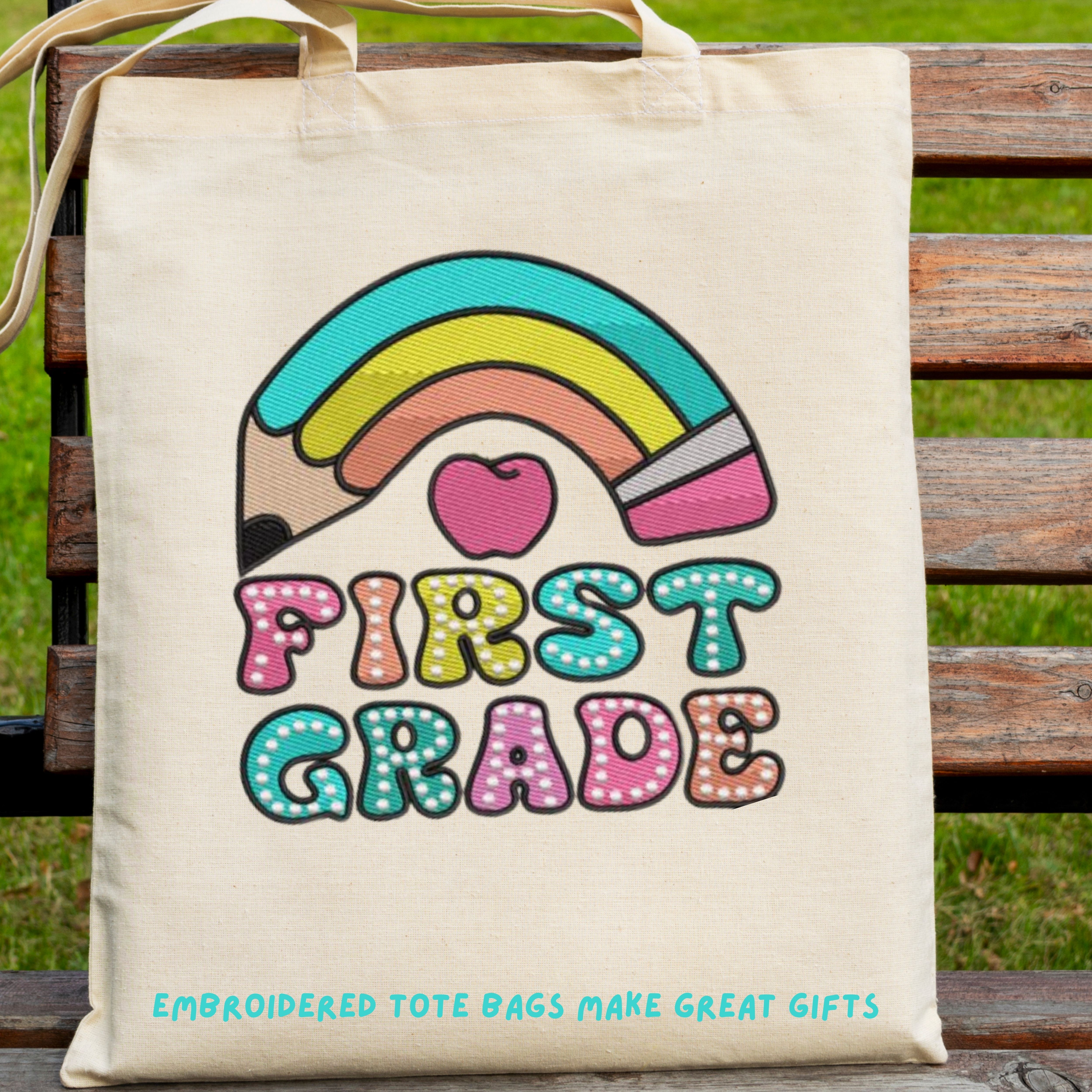 First Grade Machine Embroidery